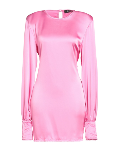 Shop Giulia N Woman Mini Dress Pink Size M Polyester
