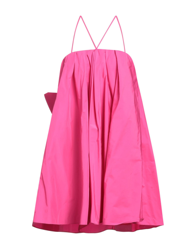 Shop Aniye By Woman Mini Dress Fuchsia Size 8 Polyester In Pink