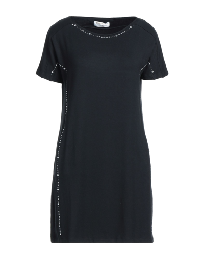 Shop Ean 13 Woman Mini Dress Black Size 10 Viscose, Elastane