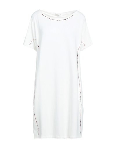 Shop Ean 13 Woman Mini Dress White Size 6 Viscose, Elastane