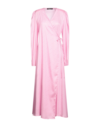 Shop Giulia N Woman Maxi Dress Pink Size S Polyester