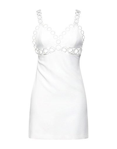 Shop Coperni Woman Mini Dress White Size 8 Polyester
