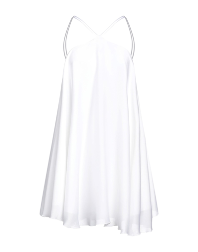 Shop Feleppa Woman Mini Dress White Size 10 Polyester