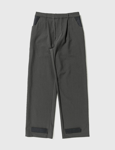 Shop Gr10k Schoeller®  Tailored Pants In Grey