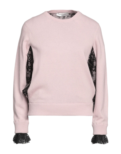 Shop Valentino Garavani Woman Sweater Pink Size M Virgin Wool, Cashmere, Viscose, Polyamide