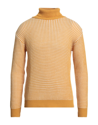 Shop Signs Man Turtleneck Ocher Size Xl Acrylic, Wool In Yellow