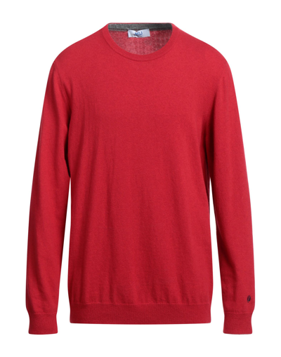 Shop Mqj Man Sweater Red Size 3xl Polyamide, Wool, Viscose, Cashmere