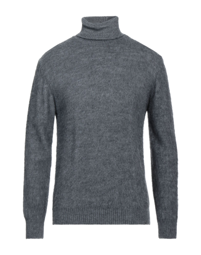 Shop Ne Pas Man Turtleneck Lead Size Xl Acrylic, Wool, Alpaca Wool In Grey