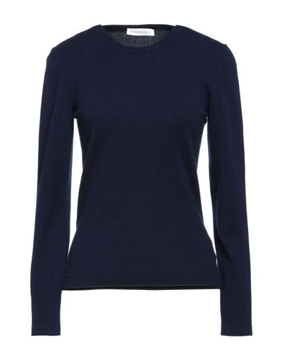 Shop Spadalonga Sweaters In Dark Blue