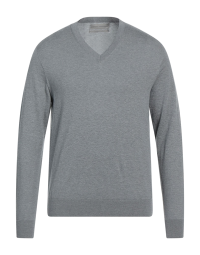 Shop Original Vintage Style Man Sweater Grey Size Xxl Cotton, Virgin Wool