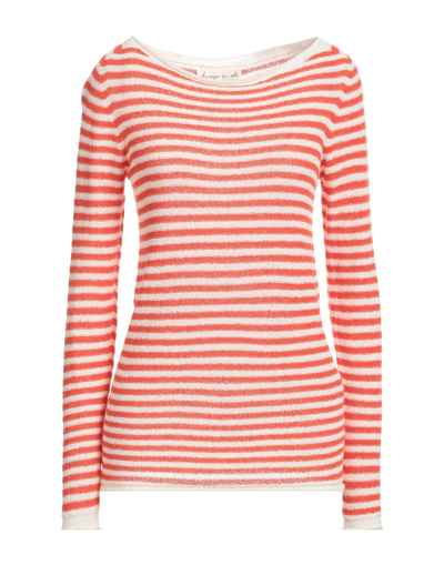 Shop Pdr Phisique Du Role Woman Sweater Orange Size 1 Cotton, Polyamide