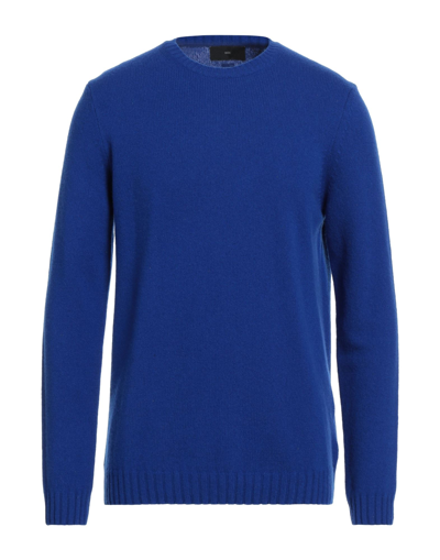 Shop Liu •jo Man Man Sweater Bright Blue Size Xxl Wool