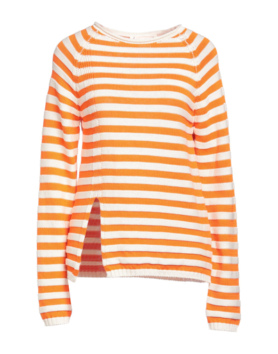 Shop Pdr Phisique Du Role Woman Sweater Orange Size 1 Cotton