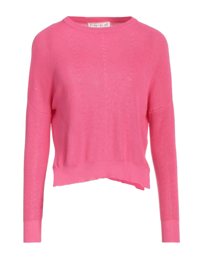 Shop Pdr Phisique Du Role Woman Sweater Fuchsia Size 0 Cotton In Pink