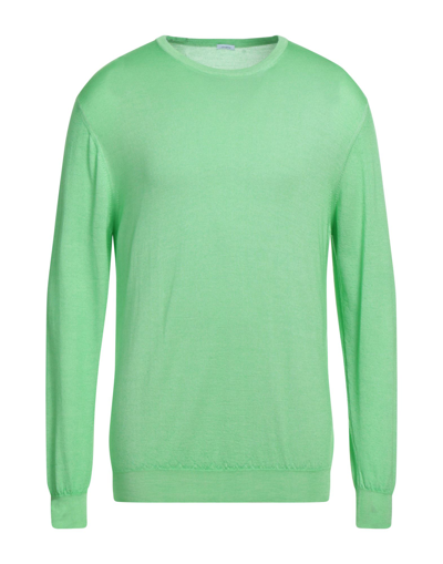 Shop Malo Man Sweater Green Size 50 Cashmere, Silk