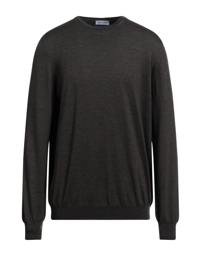 Shop Gran Sasso Sweaters In Dark Brown