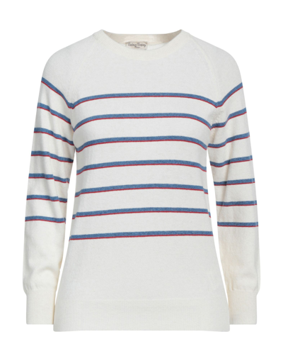 Shop Cashmere Company Woman Sweater White Size 6 Wool, Cashmere