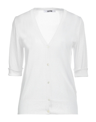 Shop Mauro Grifoni Cardigans In White