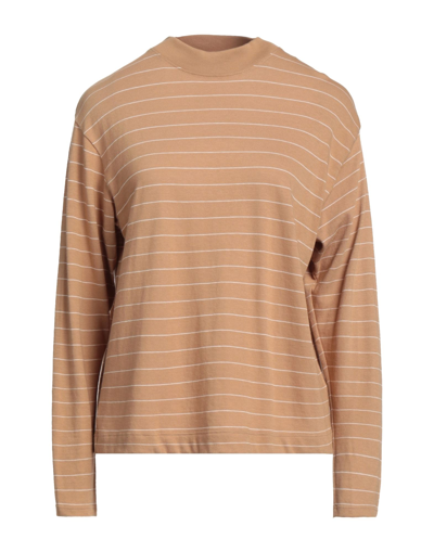 Shop Vince . Woman Sweater Camel Size Xs Cotton In Beige