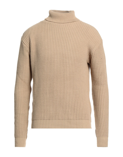 Shop Signs Man Turtleneck Sand Size Xl Acrylic, Wool In Beige