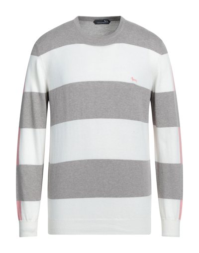 Shop Harmont & Blaine Man Sweater Dove Grey Size L Cotton, Cashmere