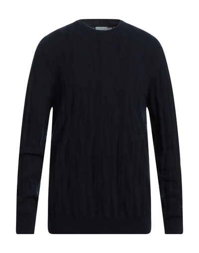 Shop Malo Man Sweater Midnight Blue Size 40 Cashmere