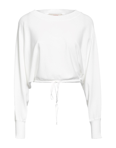 Shop Jucca Woman Sweater White Size Xl Viscose, Polyamide