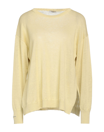 Shop Peserico Woman Sweater Acid Green Size 12 Linen, Cotton