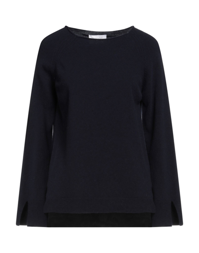 Shop Daniele Fiesoli Woman Sweater Midnight Blue Size 2 Wool, Cashmere