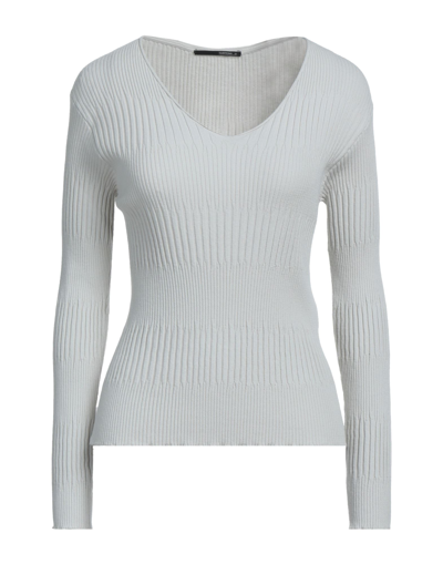 Shop Tortona 21 Woman Sweater Light Grey Size S Viscose, Polyester