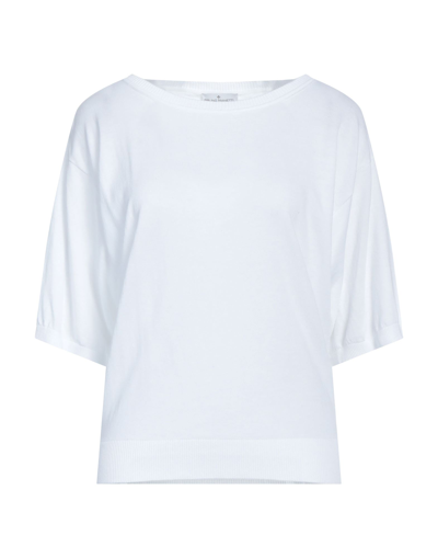 Shop Bruno Manetti Woman Sweater White Size 12 Cotton
