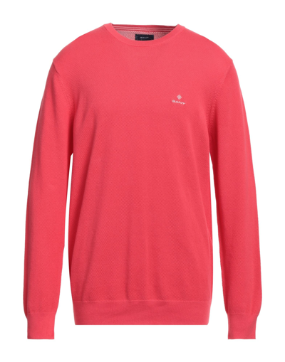 Shop Gant Man Sweater Red Size Xxl Cotton