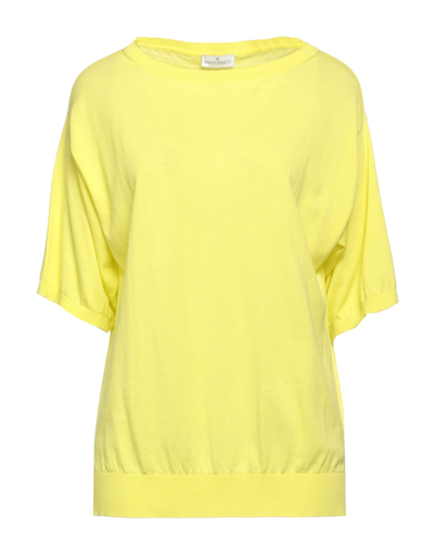 Shop Bruno Manetti Woman Sweater Yellow Size 6 Cotton