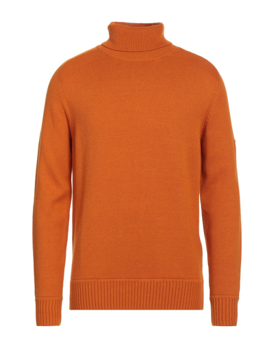 Shop Freedomday Man Turtleneck Orange Size L Cotton, Polyester, Wool