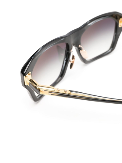 Shop Dita Eyewear Square-frame Sunglasses In Black