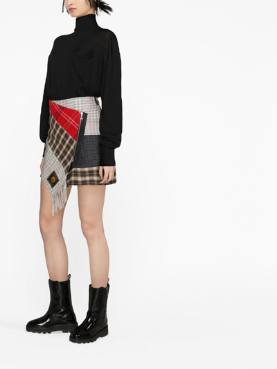 Quira Ribbed-knit Roll Neck Jumper In Black