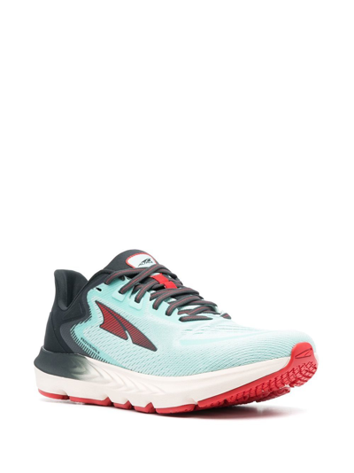 Shop Altra Logo-print Lace-up Sneakers In Blue