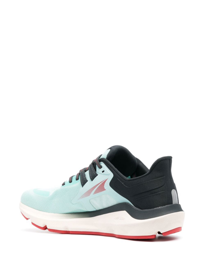 Shop Altra Logo-print Lace-up Sneakers In Blue