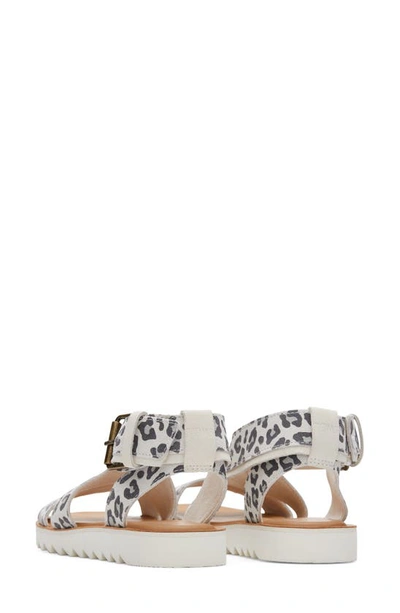 Shop Toms Sidney Tread Sandal In Snow Leopard