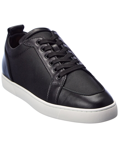 Shop Christian Louboutin Rantalow Orlato Mesh & Leather Sneaker In Black