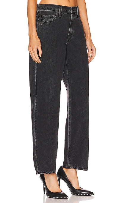 Levi's Baggy Dad Dark Indigo Rinse In Black