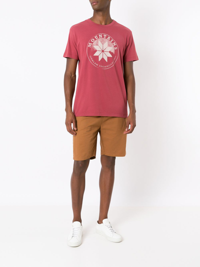 Osklen Side Pockets Shorts In Brown