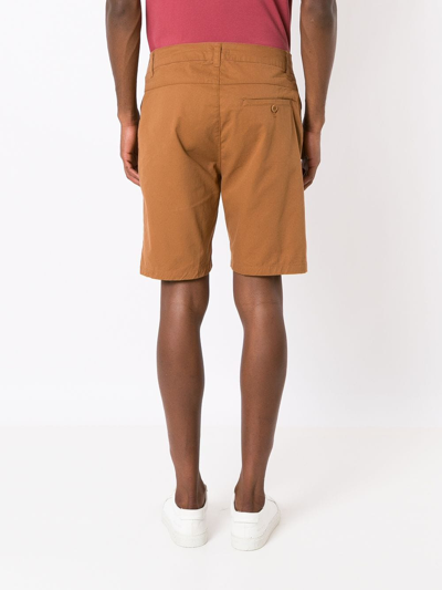 Osklen Side Pockets Shorts In Brown