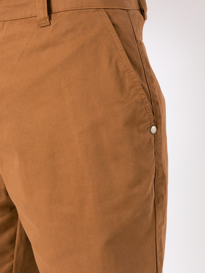 Osklen Side Pockets Shorts In Brown
