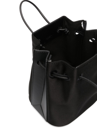 Shop Medea Smooth-finish Tote Bag In Black
