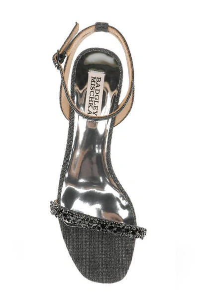 Shop Badgley Mischka Collection Tarika Ankle Strap Sandal In Black