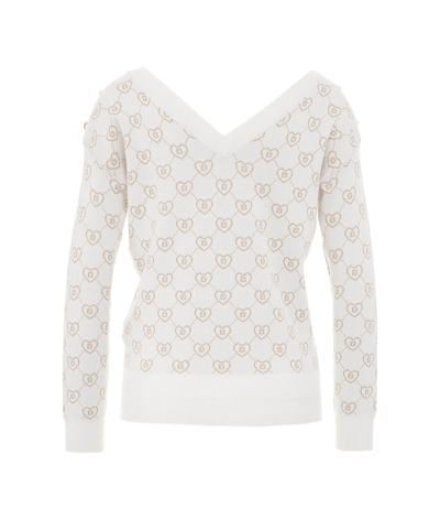 Shop Blugirl Women's White Other Materials Sweater