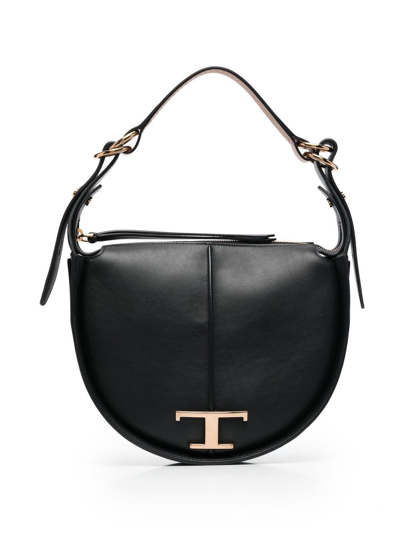 Shop Tod's Women's Black Leather Shoulder Bag