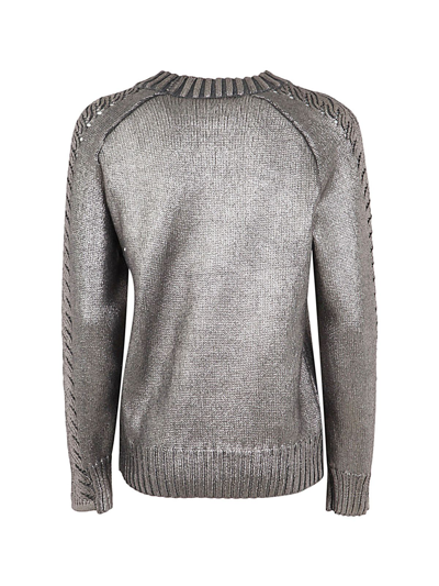 Shop Alberta Ferretti Women's Grey Other Materials Sweater