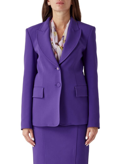 Shop Blugirl Women's Purple Other Materials Blazer